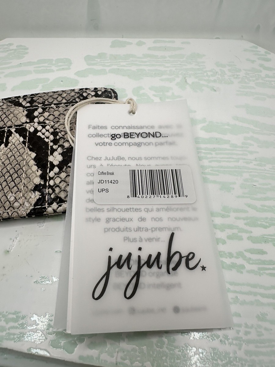 専用ページ⑨ JuJuBe Snakeskin Coffee Break Vegan Leather Wallet NEW With Tags