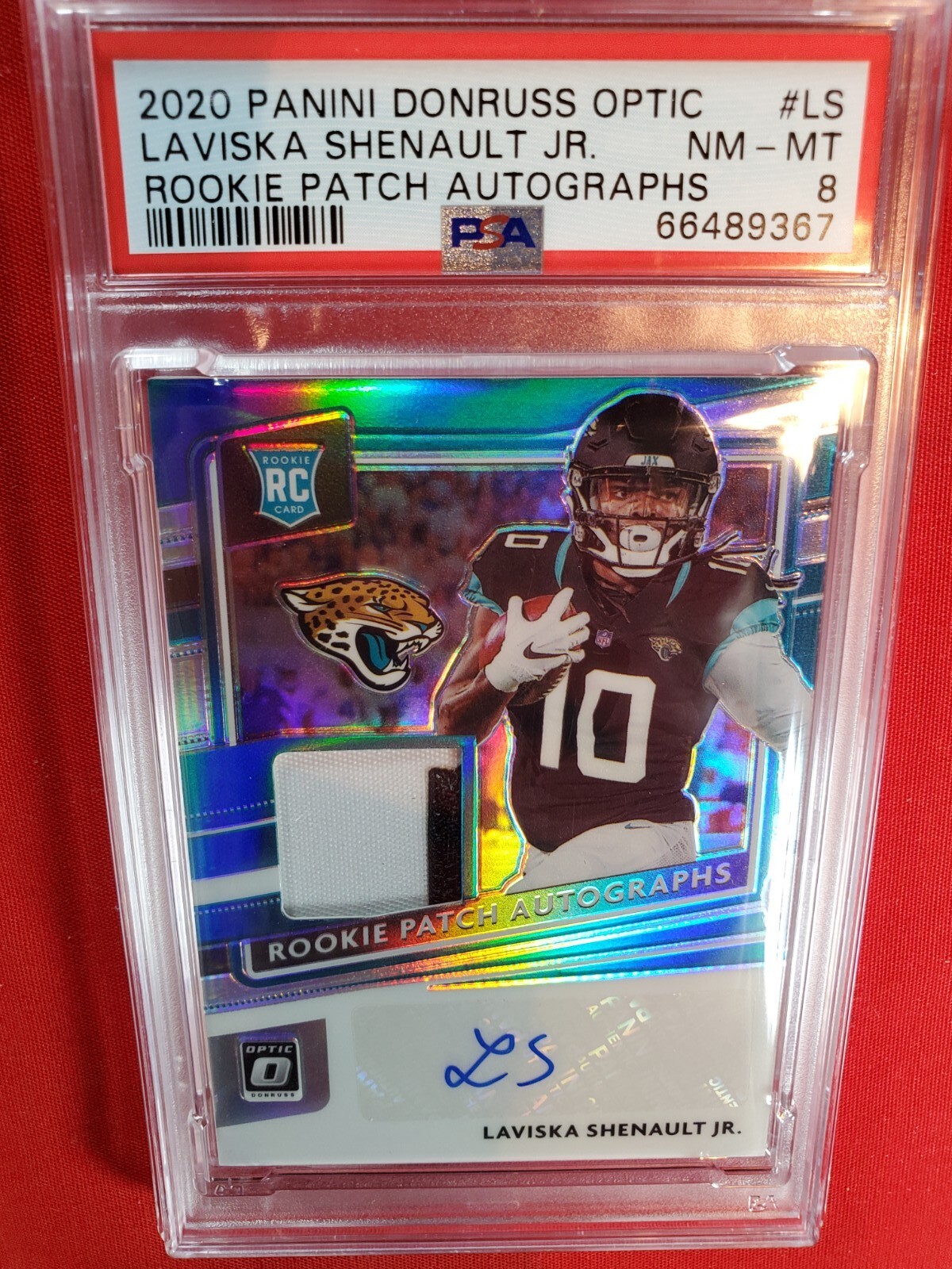 Laviska Shenault Jr. Panini Donruss Optic Rookie Patch Autographs #LS Base