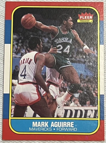 Mark Aguirre RC  1986-87 Fleer Rookie Dallas Mavericks #3
