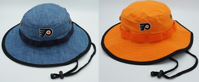 NHL Philadelphia Flyers Mitchell & Ness M&N Adult Flex Fit Bucket