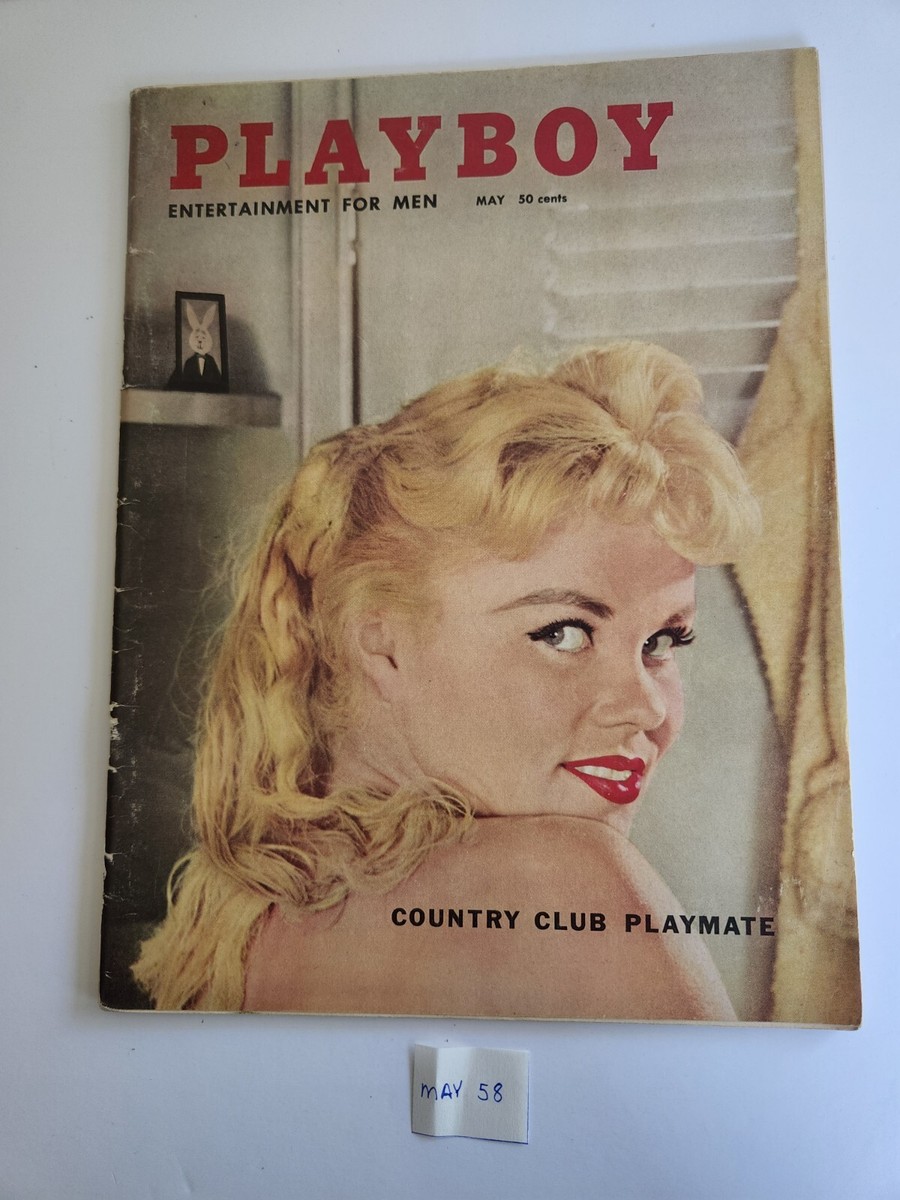May 1958 Vintage Playboy Magazine with Centerfold | eBay