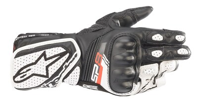 Alpinestars Stella SP-8 V3 Gloves Gr. XL Damen Motorradhandschuhe schwarz weiß