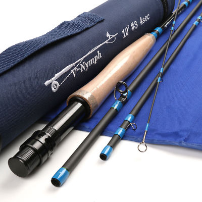 Maxcatch Nymph Fly Fishing Rod 10FT/11FT 2/3/4WT 4Sec Fast Action