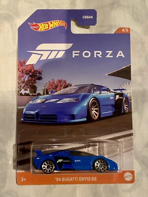2023 HOT WHEELS THEMED - XBOX FORZA  94 BUGATTI EB110 SS - 4/5