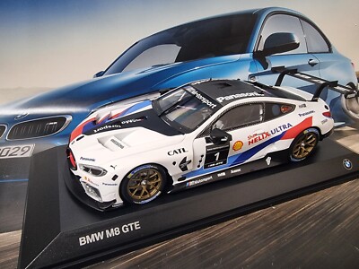 NEW BMW MINIATURE M8 GTE MOTORSPORT LIVERY DIECAST MODEL 1:18