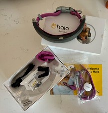 Halo 3 Dog Collar-Wireless GPS Fence-Small  Medium/Large-Lightly Used-Pink