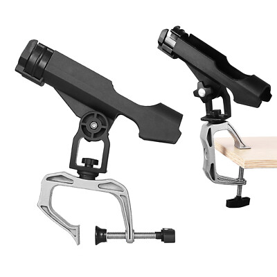 CLAMP ON FISHING ROD HOLDER Boat/Deck/Pier CLAMP ON FISHING ROD HOLDER Boat/Deck/Pier