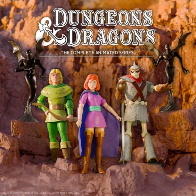 Original Super 7 Dungeons & Dragons ULTIMATES! Wave 1 Action