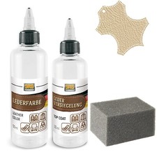 Leder Reparatur Set Lederfarbe M-Benz Classic champagner  Leather repair Kit.