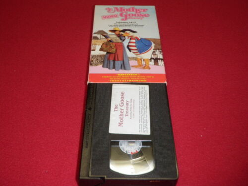 The Mother Goose Treasure Volumes i & II Humpty Dumpty Little Miss Muffet VHS - Picture 2 of 3