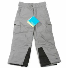 Columbia Omni Shield Gray Insulated Snow Pants Boy's 4-5 4 5 NWT