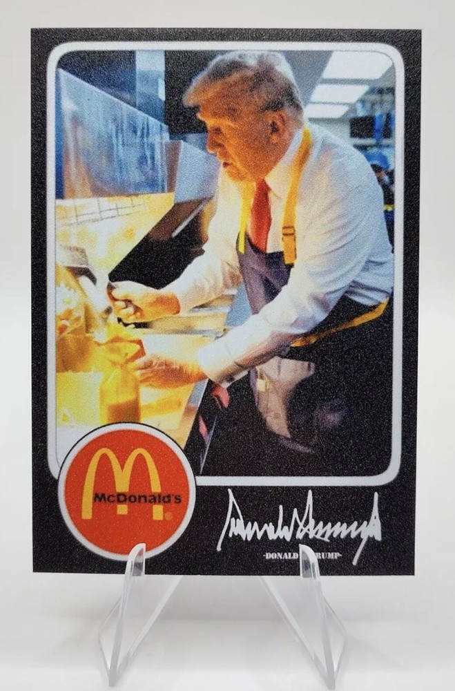 Donald Trump Trading Card - McDonald's Moments In History  **Buy 2 Get 1 FREE**
