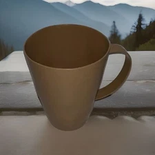 Coffee Mug Set(2 Count)WheatStraw Brown Light Microwave/Dishwasher Safe Hot/Cold