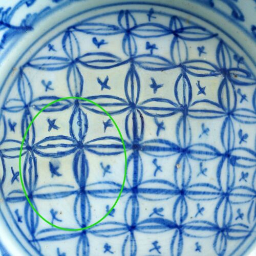 Chinese Qing Peony Scroll Basin 19th Century - Picture 5 of 8