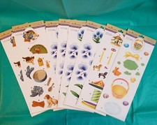 Miss Elizabeth's Scrapbook Sticker Lot 9 Sheets Build Your Own 3D Embellishment