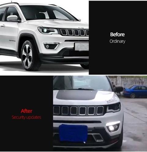 Luz de conducción diurna DRL con lámpara de señal de giro para Jeep Compass 2017-2019 - Imagen 6 de 6