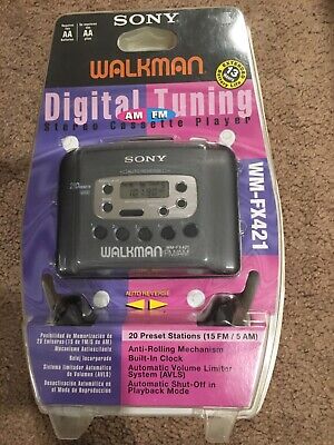 VINTAGE SONY WALKMAN PERSONAL CASSETTE PLAYER WM-FX 421 NEW VINTAGE SONY WALKMAN PERSONAL CASSETTE PLAYER WM-FX 421 NEW