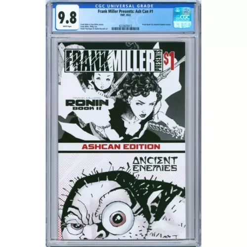 Frank Miller Presents: Ash Can #1 2021 FMP CGC 9.8 [Ash Can]**