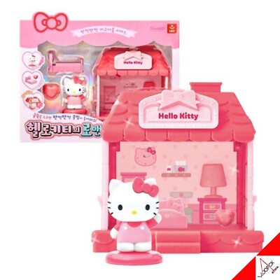 Sanrio Characters Hello Kitty Romantic BedRoom Figure House LED