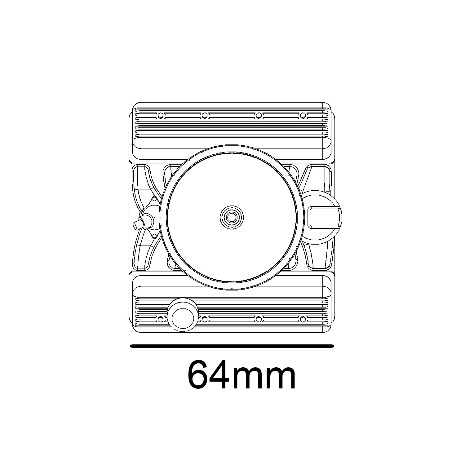 Make It RC 1/10 Scale DV1 V8 Engine Cover For Scale RC Car & Truck