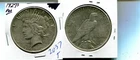1927 S PEACE SILVER DOLLAR AU 2037T