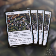 MTG x4 Utility Knife 256/280 Zendikar Rising ZNR Playset