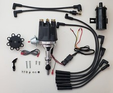 Small Cap Ford Inline 6 200 250 Black Hei Distributor 45k Coil Usa Plug Wires Small Cap Ford Inline 6 200 250 Black Hei Distributor 45k Coil Usa Plug Wires