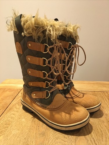 Botas Sorel mujer 4 Juana de Ártico con cordones informales/exterior eBay