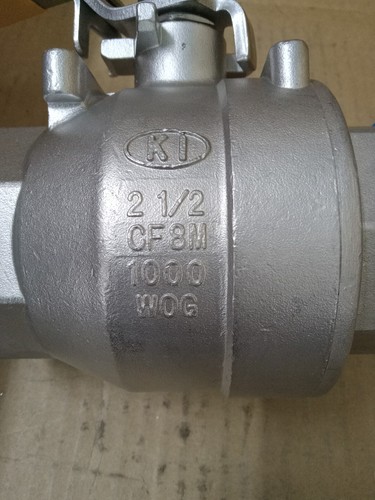 Merit DN65 14408 PN63 Stainless Steel Ball Valve 2 1/2" CF8M 1000 Wog - Picture 5 of 5