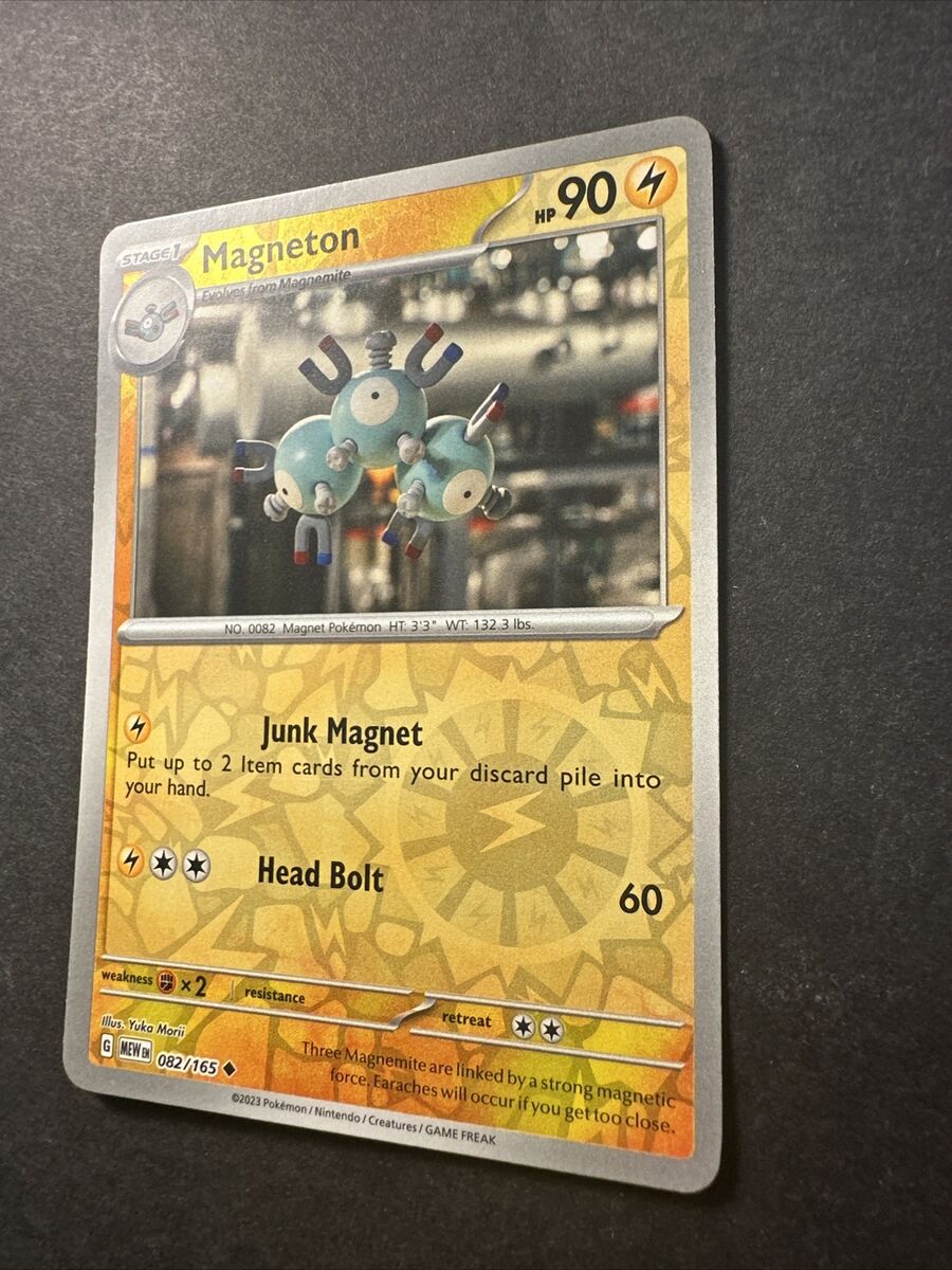 Magneton Japanese Pokemon card Nintendo Holo Rare NO.082 LV