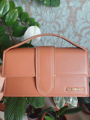 Jacquemus Le Grand Bambino Leather Shoulder Bag Women's brown 