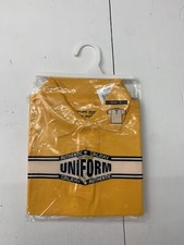 Galaxy Uniform Kids Yellow Short Sleeve Polo Shirt Size 8