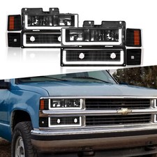 Lhrh Led Drl Headlight Bumper Corner Lamp For 94-98 C10 K1500 Silverado Tahoe Lhrh Led Drl Headlight Bumper Corner Lamp For 94-98 C10 K1500 Silverado Tahoe