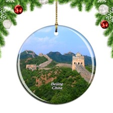 China Great Wall Beijing Christmas ornament city travel souvenir