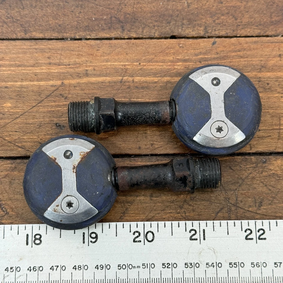 Vintage Speedplay Pedals Clipless Blue 9/16 in Road Race MTB Set A5 - Image 3 of 4
