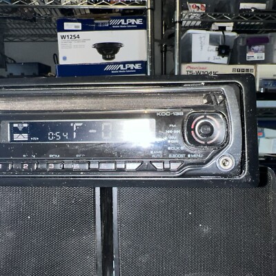 Kenwood KDC-138 Vintage Car Stereo CD Player | 1 DIN | Equalizer