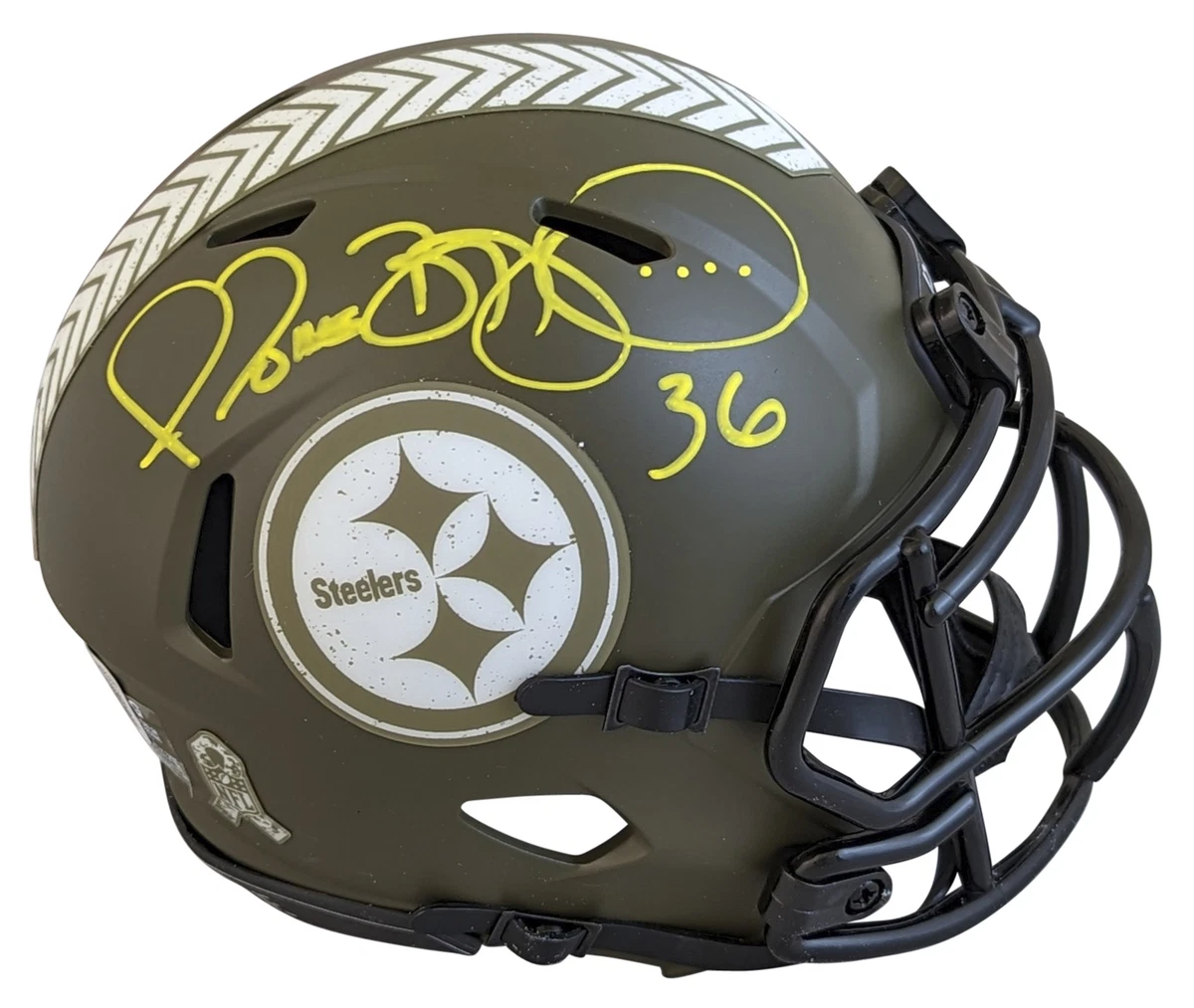 Jerome bettis signed helmet sales