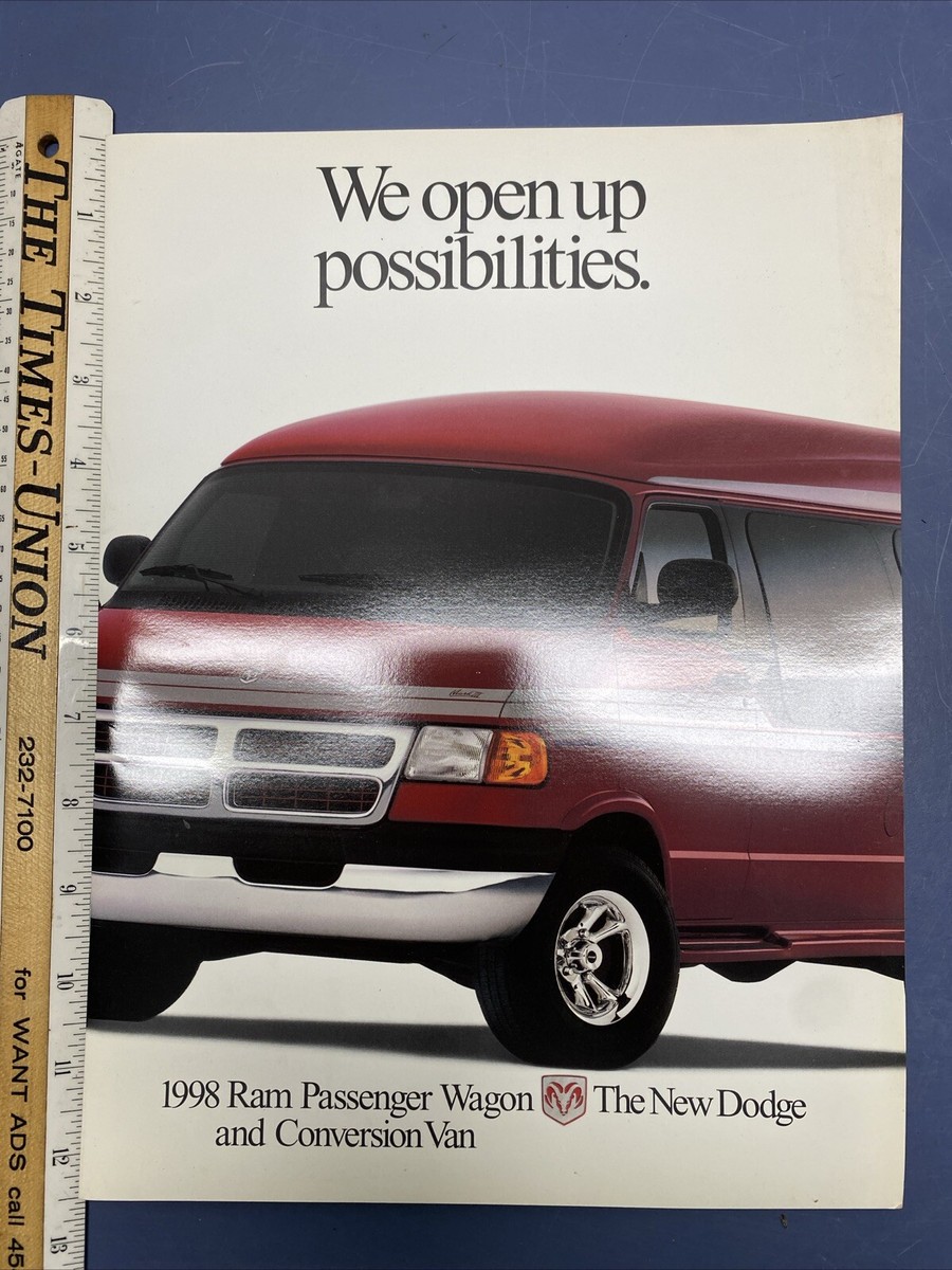 Vintage NOS 1998 dodge ram passenger wagon & conversion van