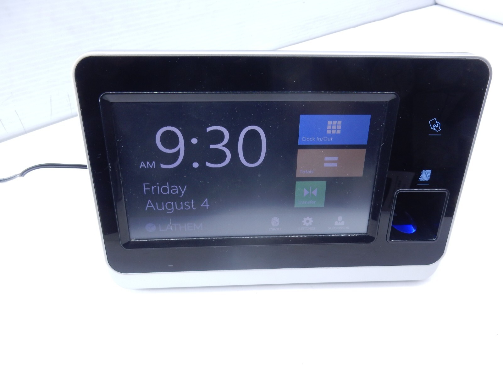 LATHEM TIME CLOCK CT72 FOR PARTS /REPAIR T7 B1 eBay