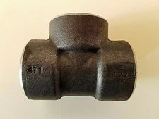 1'' TEE   CR MOLY  Forged Steel  SA/A-182 F 22   Class 3  3000#   Socket Weld 