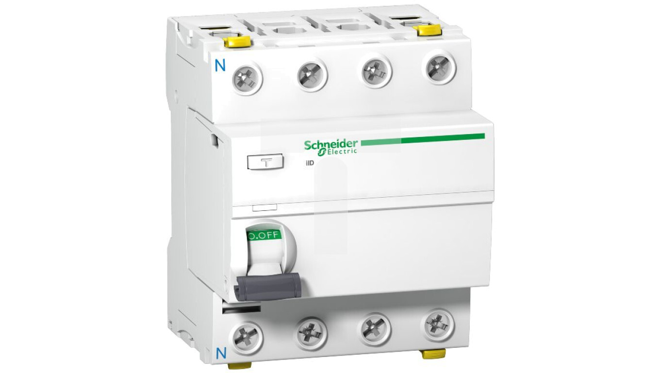 Residual current circuit breaker IID 4p 40A 100mA type A A9Z83440 /T2UK