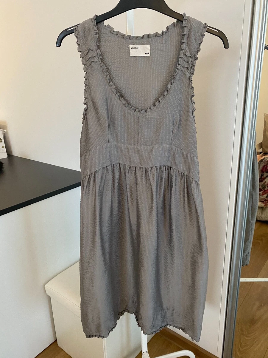 Rutzou cheap silk dress