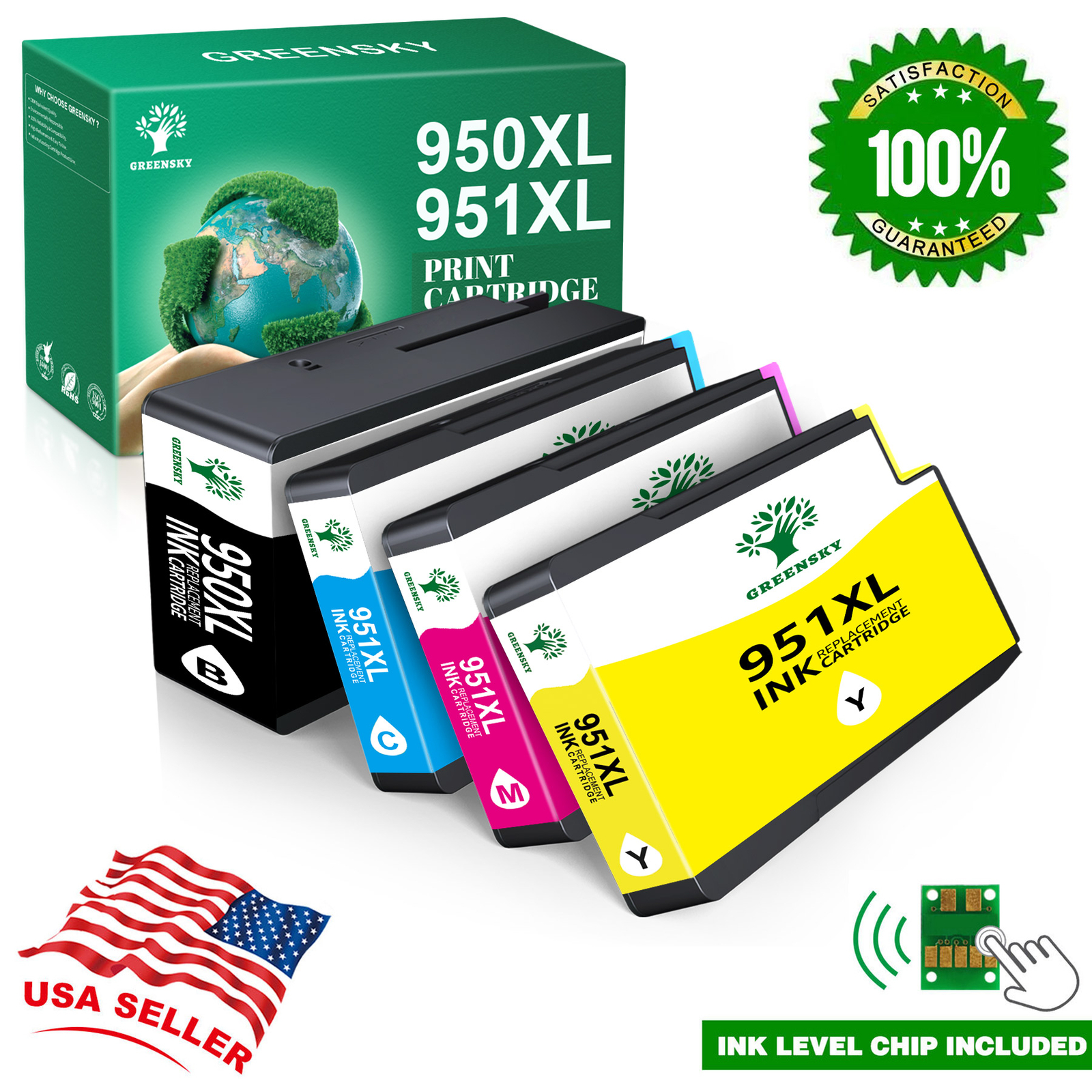 950xl Ink 950XL Ink Cartridge compatible with HP 951XL Office Pro 8600 8610 8620 ...