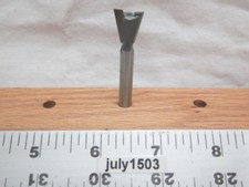 (1) NEW  MLCS 1/2" D 14° Dovetail Bit Carbide Tipped Router Bit Drawer Box n2