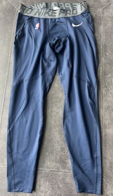 2XL TALL Nike Pro NBA Compression Pants Length Navy AA0058-419