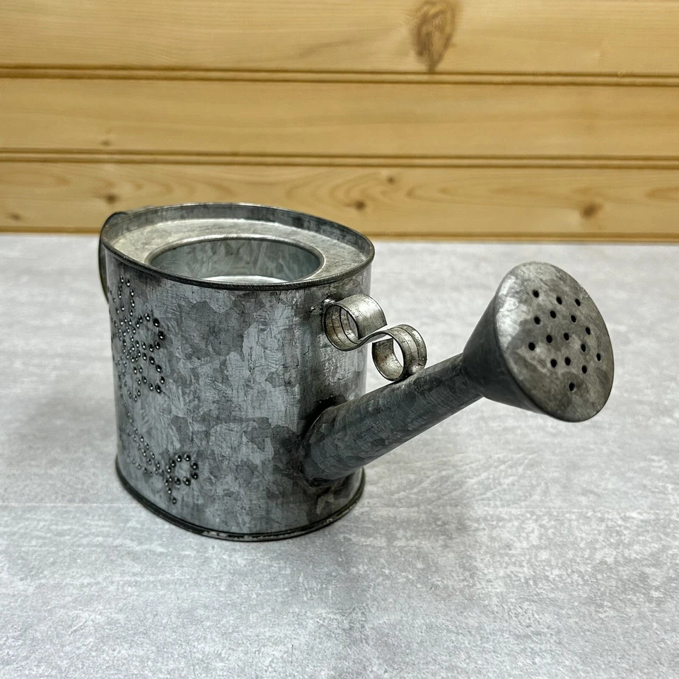 Bote de riego de lata popurrí vela votiva mango floral caño Foto 4 de 4