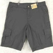 There Abouts Big Boys Shorts Cargo Pockets Charcoal Gray Husky 16H New