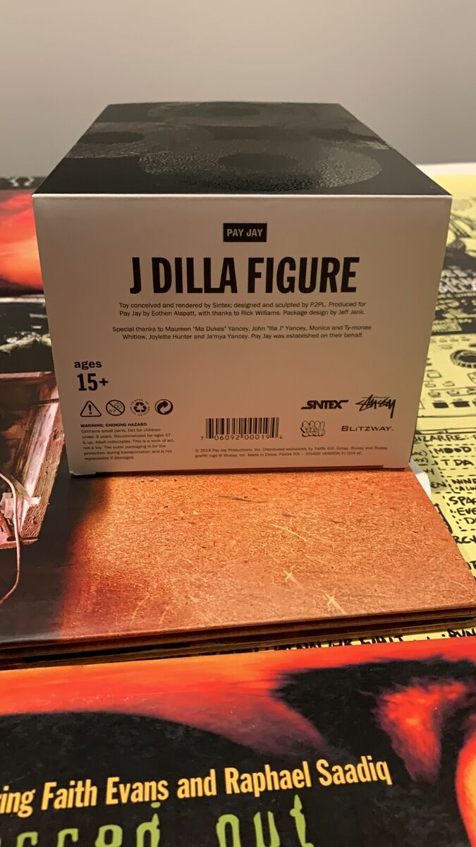 J Dilla Vinyl Figure 1st Edition Doll Stussy Rappcats Pay J Dilla Vinyl Figure 1st Edition Doll Stussy Rappcats Pay