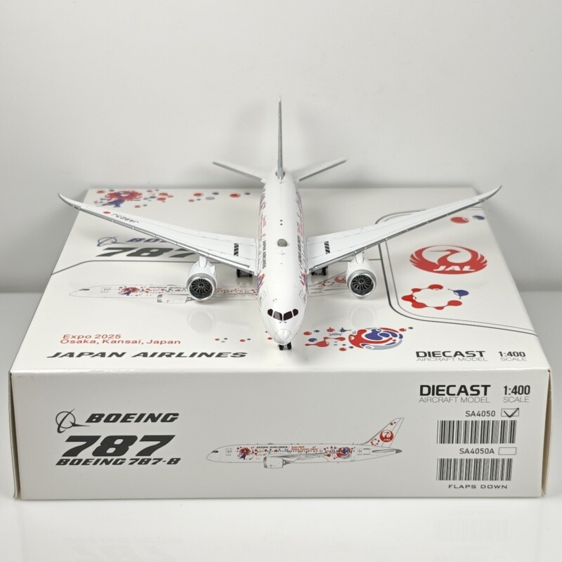 1:400 JC Wings Japan Airlines Boeing 787-8 Airplane Diecast