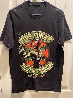 Five Finger Death Punch 2019 North America Concert Tour Shirt Adult Large